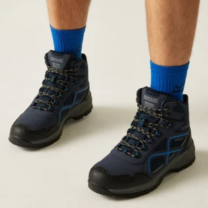 Regatta   Buty męskie trekkingowe z membraną Vendeavour Niebieski, Rozmiar: