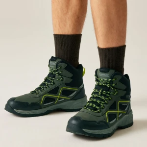 Regatta   Buty męskie trekkingowe z membraną Vendeavour Zielony, Rozmiar: