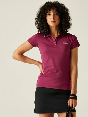 Regatta Funkcyjna koszulka polo "Maverick V" w kolorze jagodowym rozmiar: 40