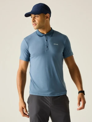 Regatta Funkcyjna koszulka polo "Maverik Stretch" w kolorze niebieskim rozmiar: 3XL