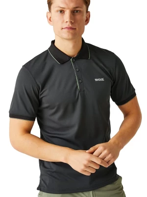 Regatta Funkcyjna koszulka polo "Oakmont" w kolorze czarnym rozmiar: S