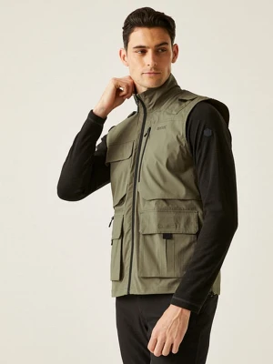 Regatta Kamizelka funkcyjna "Travel Packaway" w kolorze khaki rozmiar: L