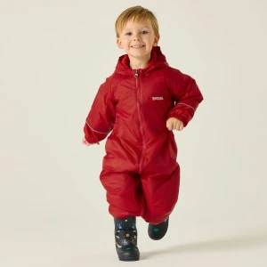 Regatta   Kombinezon dziecięcy ocieplany Splosh III Czerwony, Rozmiar: