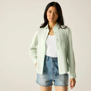 Regatta   Koszula damska Travel Light przeciw insektom Zielony, Rozmiar: