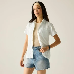 Regatta   Koszula damska z krótkim rękawem Mindano VIII Beżowe, Rozmiar: