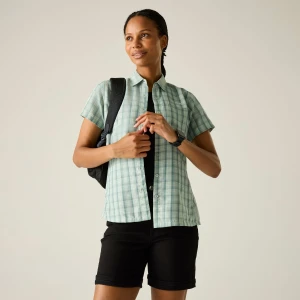 Regatta   Koszula damska z krótkim rękawem Mindano VIII Zielony, Rozmiar: