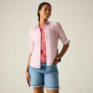 Regatta   Koszula damska z rękawem 3/4 Keralin Różowy, Rozmiar: