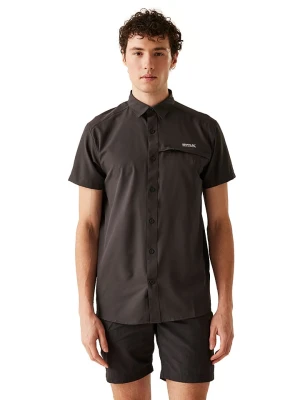 Regatta Koszula funkcyjna "Travel Packaway" w kolorze brązowym rozmiar: XL