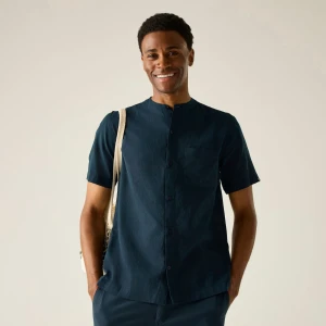 Regatta   Koszula męska z krótkim rękawem Lovrey Niebieski, Rozmiar: