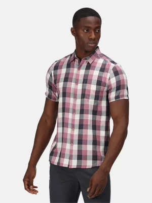 Regatta Koszula "Ryker" w kolorze kremowo-fioletowym rozmiar: M