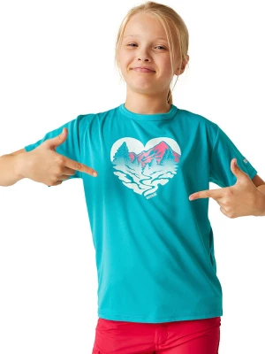 Regatta Koszulka "Alvarado VIII" w kolorze turkusowym rozmiar: 116