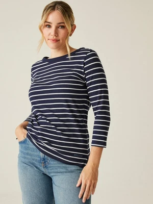 Regatta Koszulka "Baylette II" w kolorze granatowo-białym rozmiar: 36