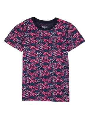 Regatta Koszulka "Bosley V" w kolorze różowo-niebieskim rozmiar: 140