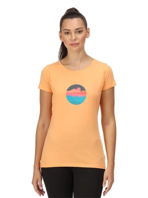 Regatta Koszulka "Breezed II" w kolorze pomarańczowym rozmiar: 40