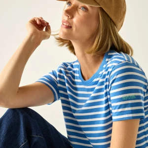 Regatta   Koszulka damska Bayletta Niebieski, Rozmiar: