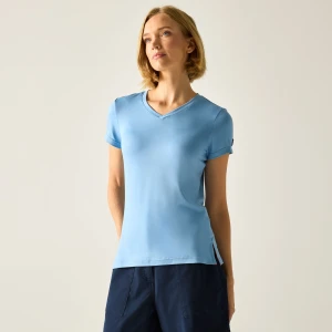 Regatta   Koszulka damska Elkie Niebieski, Rozmiar: