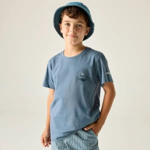 Regatta   Koszulka dziecięca Bosley Graphic Niebieski, Rozmiar: