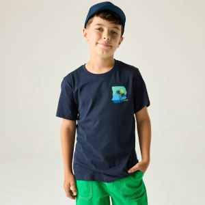 Regatta   Koszulka dziecięca Bosley Graphic Niebieski, Rozmiar: