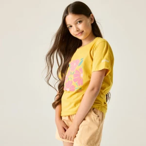 Regatta   Koszulka dziecięca Bosley Graphic Żółty, Rozmiar: