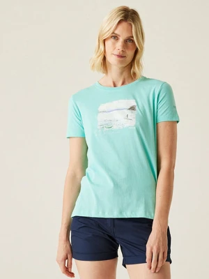 Regatta Koszulka "Filandra IX" w kolorze turkusowym rozmiar: 42