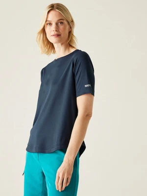 Regatta Koszulka funkcyjna "Botanna" w kolorze granatowym rozmiar: 42