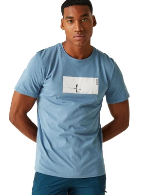 Regatta Koszulka funkcyjna "Breezed IV" w kolorze niebieskim rozmiar: XXL