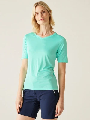 Regatta Koszulka funkcyjna "Fingal II" w kolorze turkusowym rozmiar: 36
