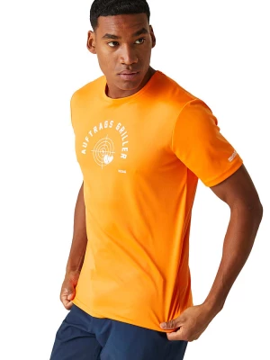 Regatta Koszulka funkcyjna "Fingal Slogan III" w kolorze pomarańczowym rozmiar: S