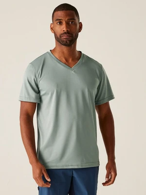 Regatta Koszulka funkcyjna "Fingal V" w kolorze zielonym rozmiar: XXL