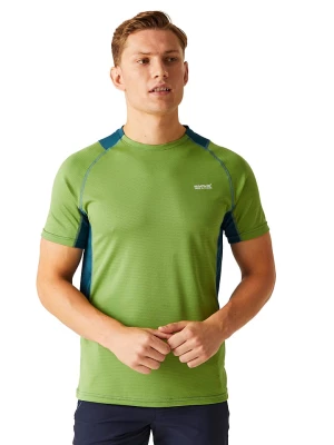 Regatta Koszulka funkcyjna "Virda IV" w kolorze zielonym rozmiar: XXL