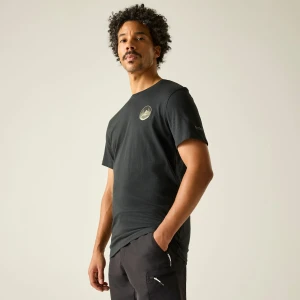 Regatta   Koszulka męska Breezed Graphic Szary, Rozmiar: