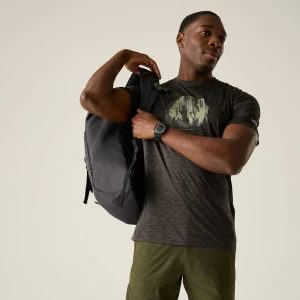 Regatta   Koszulka męska Fingal Graphic Szary, Rozmiar: