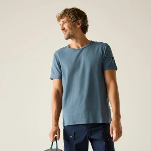 Regatta   Koszulka męska Finlo Niebieski, Rozmiar: