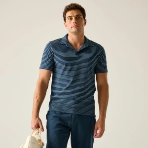 Regatta   Koszulka męska polo Hadvo Niebieski, Rozmiar: