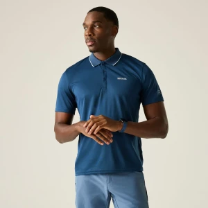 Regatta   Koszulka męska polo Maverik V Niebieski, Rozmiar: