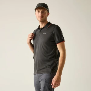 Regatta   Koszulka męska polo Remex II Szary, Rozmiar: