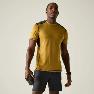 Regatta   Koszulka męska Virda Brązowy, Rozmiar: