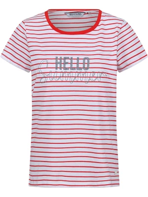 Regatta Koszulka "Odalis II" w kolorze czerwono-białym rozmiar: 36