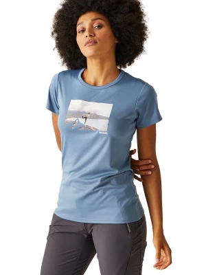 Regatta Koszulka sportowa "Fingal VIII" w kolorze niebieskim rozmiar: 40