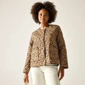 Regatta   Kurtka damska pikowana Mira Brązowy, Rozmiar: