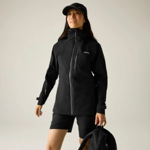 Regatta   Kurtka damska przeciwdeszczowa Birchdale III Czarny, Rozmiar: