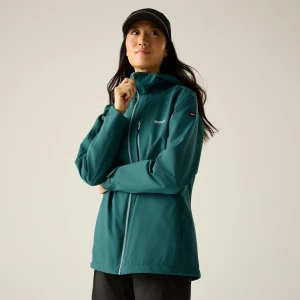 Regatta   Kurtka damska przeciwdeszczowa Birchdale III Zielony, Rozmiar: