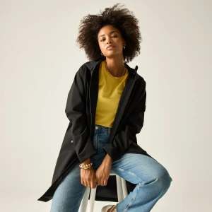 Regatta   Kurtka damska przeciwdeszczowa z membraną Levita Czarny, Rozmiar: