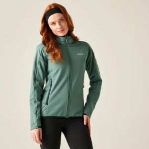 Regatta Kurtka damska softshell wodoodporny Moutdale Zielony, Rozmiar:
