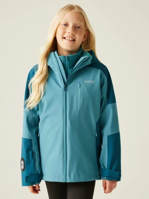 Regatta Kurtka funkcyjna 3w1 "Trekktain II" w kolorze turkusowym rozmiar: 152