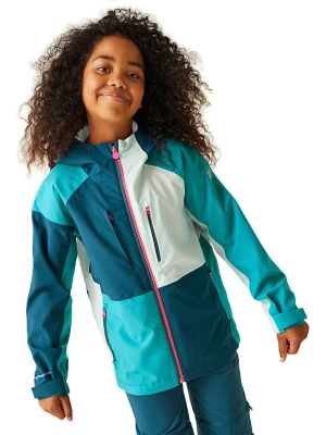 Regatta Kurtka funkcyjna "Highton" w kolorze kremowo-turkusowym rozmiar: 176