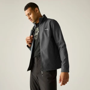 Regatta   Kurtka męska softshell przeciwdeszczowy Cera V Szary, Rozmiar: