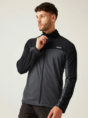 Regatta Kurtka polarowa "Highton" w kolorze antracytowo-czarnym rozmiar: M