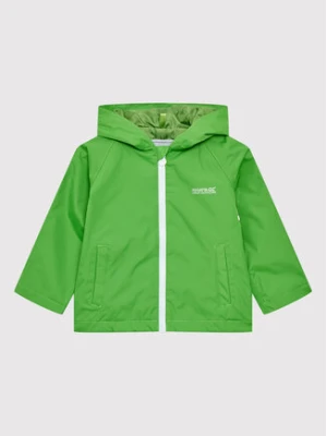 Regatta Kurtka przeciwdeszczowa Animal RKW264 Zielony Regular Fit