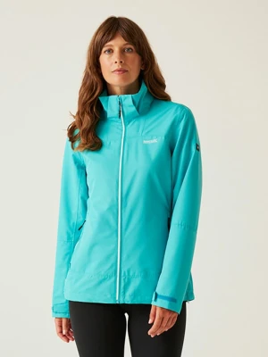 Regatta Kurtka przeciwdeszczowa "Oakhowe" w kolorze turkusowym rozmiar: 42